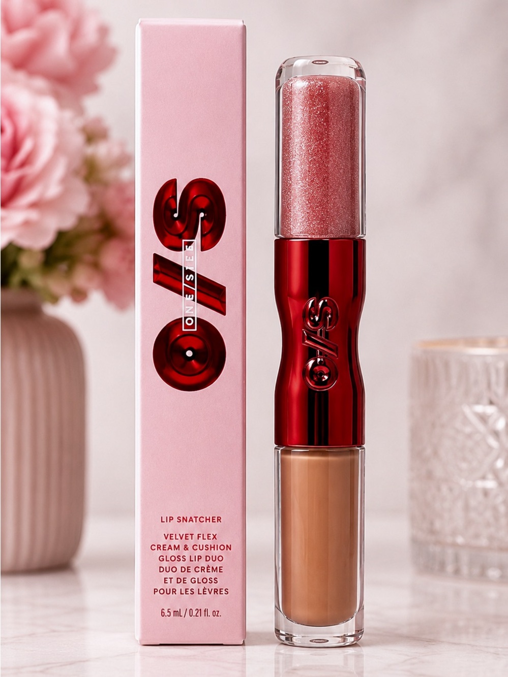 ONE/SIZE Lip Snatcher Velvet Flex & Cushion Gloss Lip Duo NIB